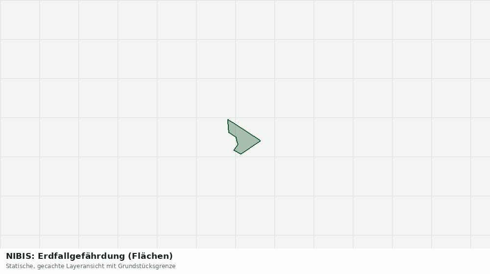 Statische Kartenansicht: NIBIS: Erdfallgefährdung (Flächen)