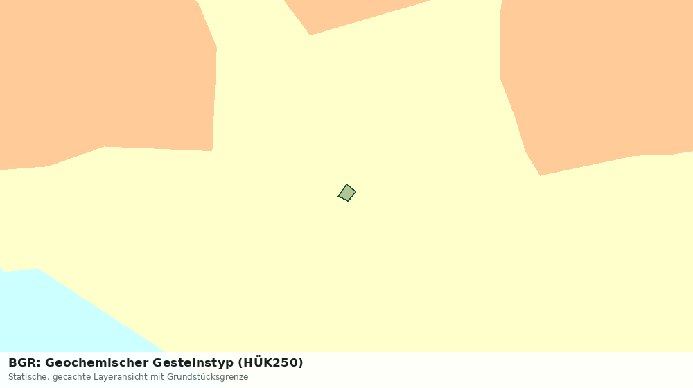 Statische Kartenansicht: BGR: Geochemischer Gesteinstyp (HÜK250)
