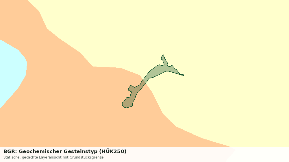 Statische Kartenansicht: BGR: Geochemischer Gesteinstyp (HÜK250)