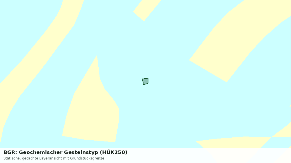 Statische Kartenansicht: BGR: Geochemischer Gesteinstyp (HÜK250)
