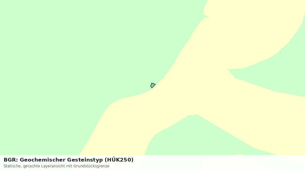 Statische Kartenansicht: BGR: Geochemischer Gesteinstyp (HÜK250)
