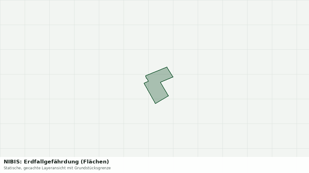 Statische Kartenansicht: NIBIS: Erdfallgefährdung (Flächen)