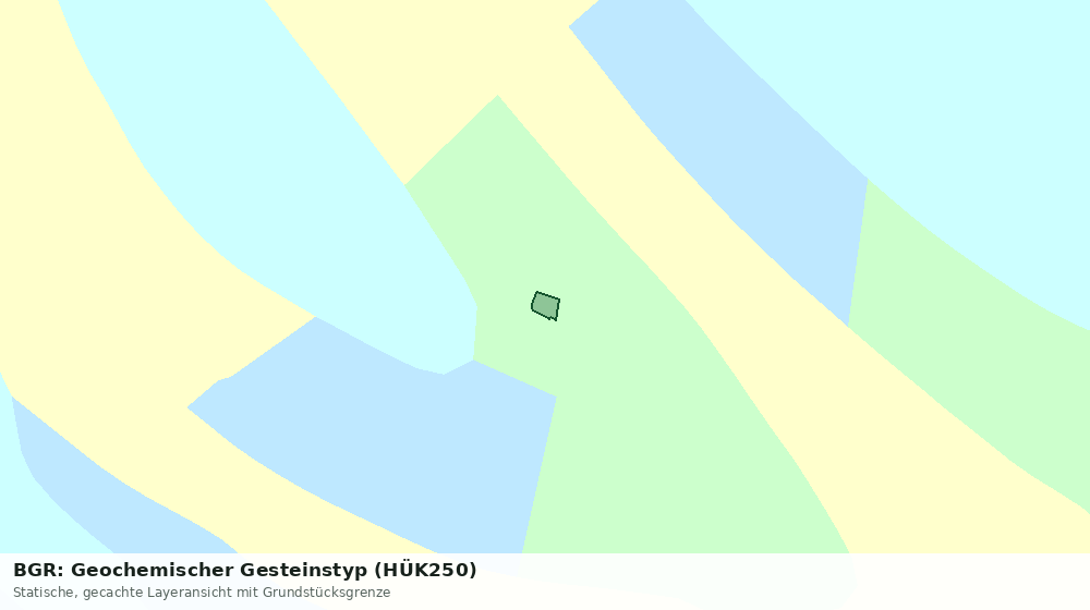 Statische Kartenansicht: BGR: Geochemischer Gesteinstyp (HÜK250)