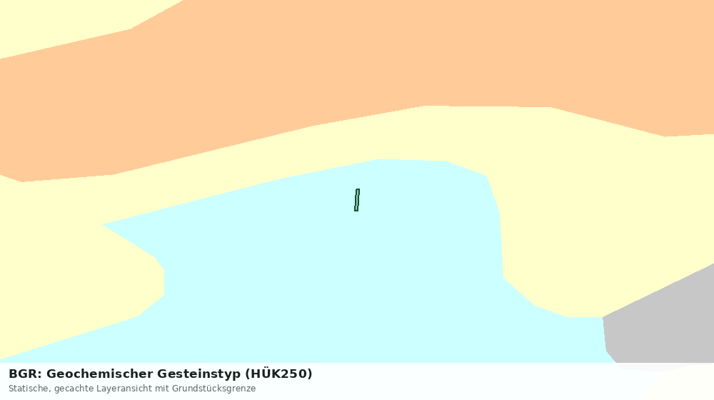 Statische Kartenansicht: BGR: Geochemischer Gesteinstyp (HÜK250)