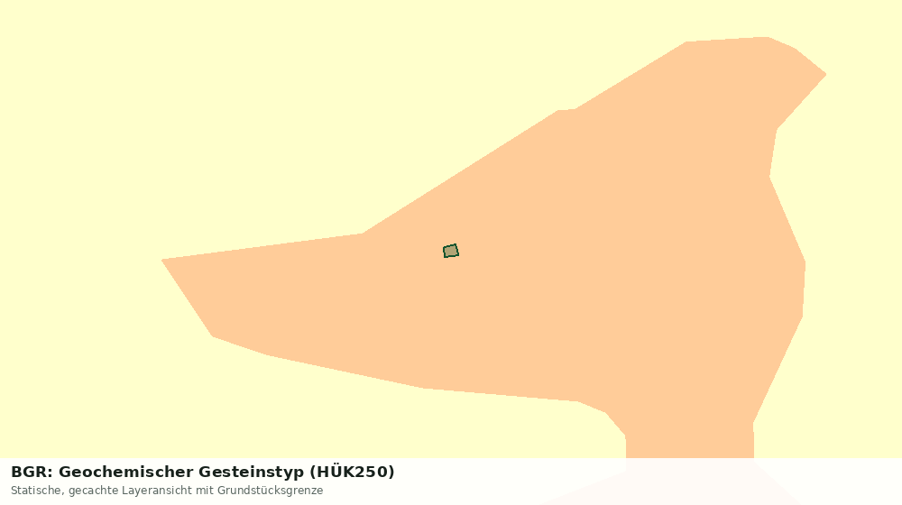 Statische Kartenansicht: BGR: Geochemischer Gesteinstyp (HÜK250)