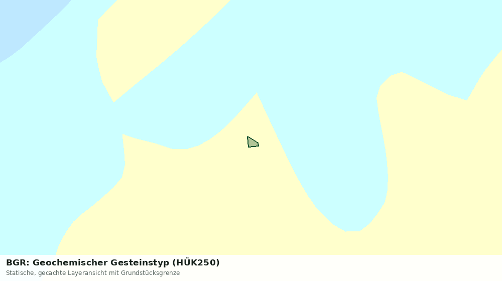 Statische Kartenansicht: BGR: Geochemischer Gesteinstyp (HÜK250)