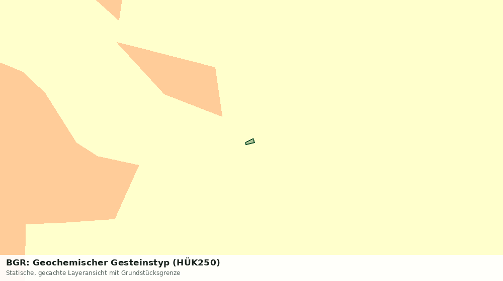 Statische Kartenansicht: BGR: Geochemischer Gesteinstyp (HÜK250)
