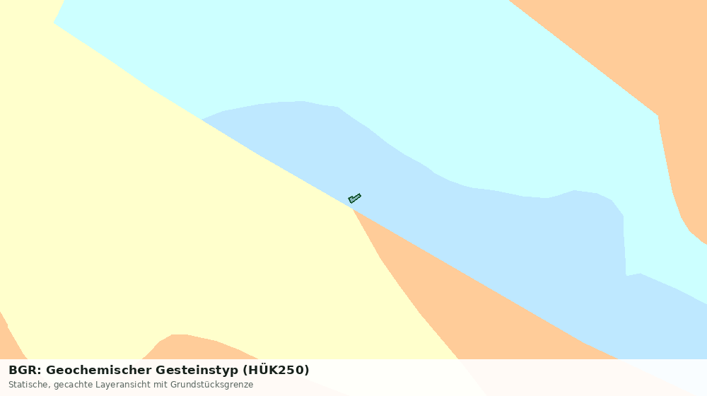 Statische Kartenansicht: BGR: Geochemischer Gesteinstyp (HÜK250)