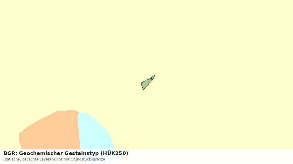 Statische Kartenansicht: BGR: Geochemischer Gesteinstyp (HÜK250)