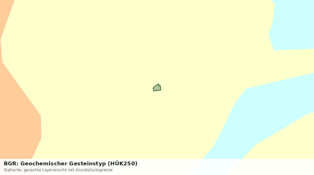 Statische Kartenansicht: BGR: Geochemischer Gesteinstyp (HÜK250)