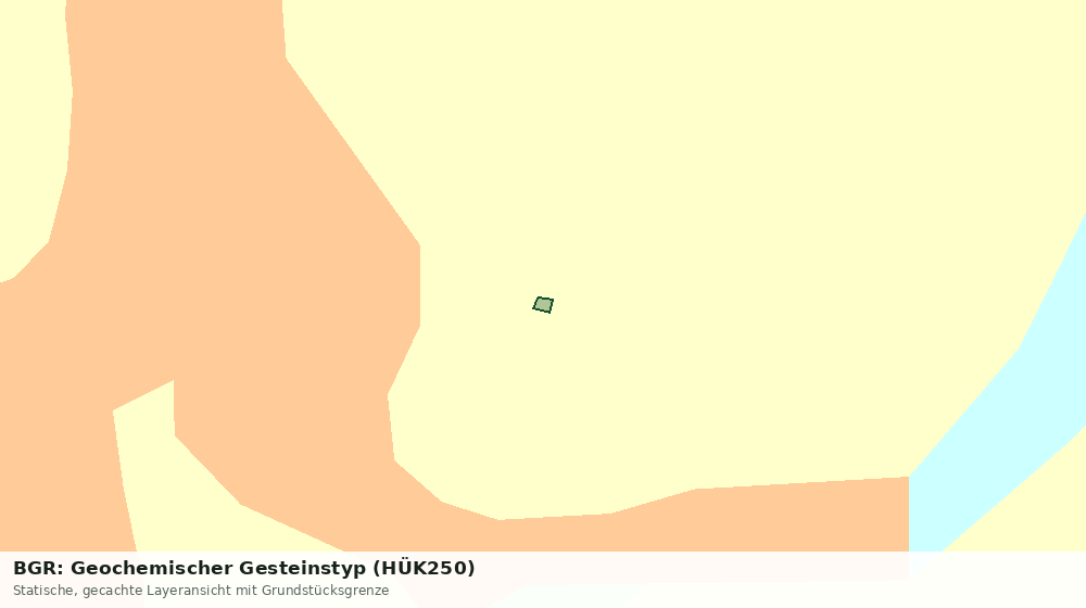 Statische Kartenansicht: BGR: Geochemischer Gesteinstyp (HÜK250)