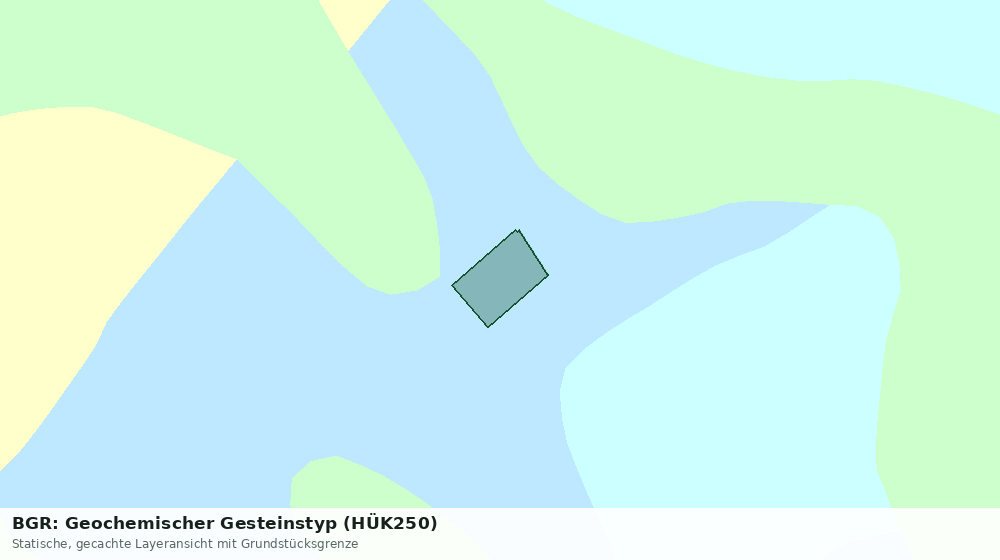 Statische Kartenansicht: BGR: Geochemischer Gesteinstyp (HÜK250)