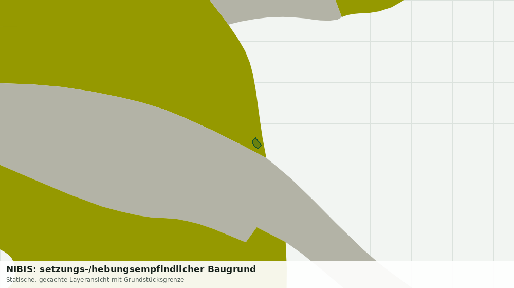 Statische Kartenansicht: NIBIS: setzungs-/hebungsempfindlicher Baugrund