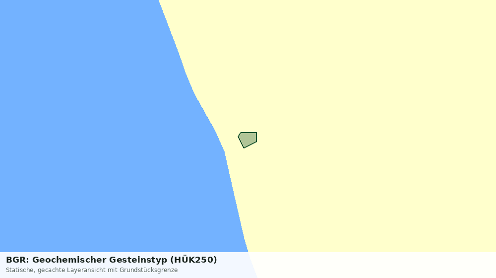 Statische Kartenansicht: BGR: Geochemischer Gesteinstyp (HÜK250)