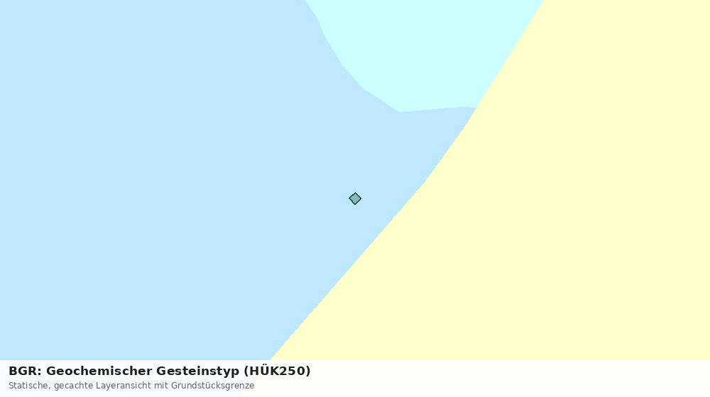 Statische Kartenansicht: BGR: Geochemischer Gesteinstyp (HÜK250)