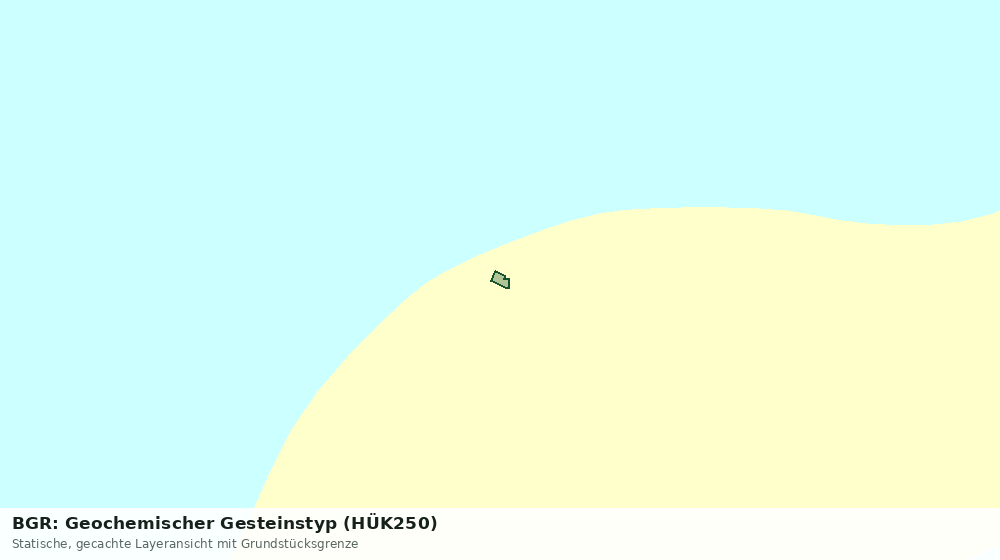 Statische Kartenansicht: BGR: Geochemischer Gesteinstyp (HÜK250)