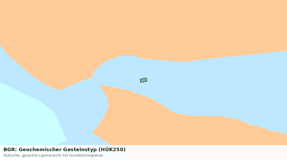 Statische Kartenansicht: BGR: Geochemischer Gesteinstyp (HÜK250)