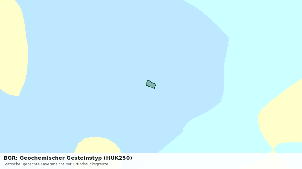 Statische Kartenansicht: BGR: Geochemischer Gesteinstyp (HÜK250)