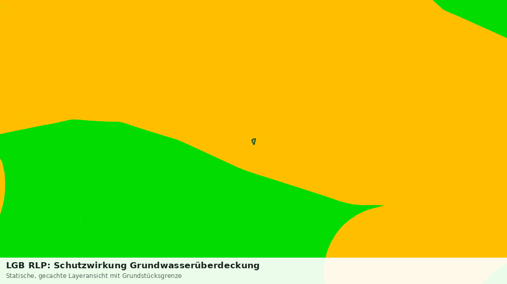 Statische Kartenansicht: LGB RLP: Schutzwirkung Grundwasserüberdeckung