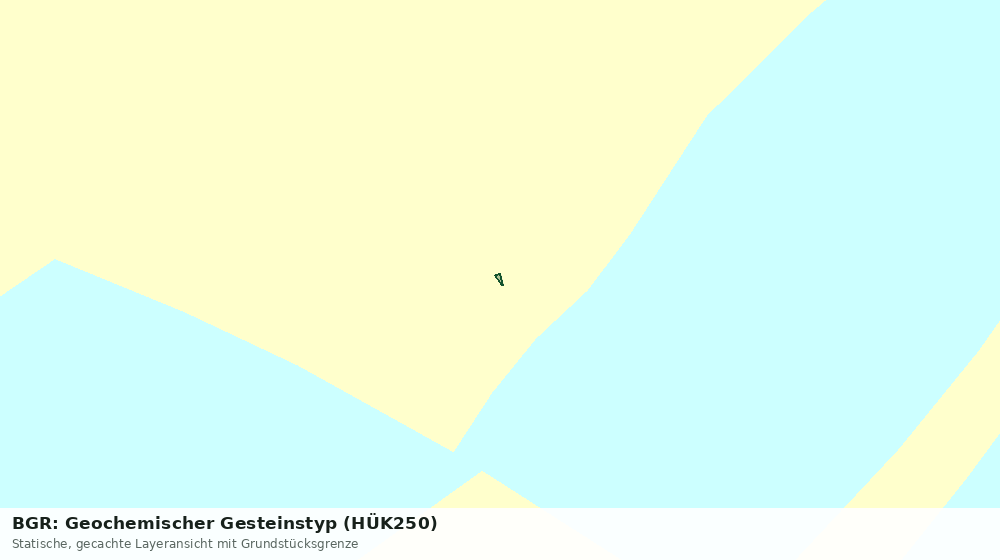 Statische Kartenansicht: BGR: Geochemischer Gesteinstyp (HÜK250)
