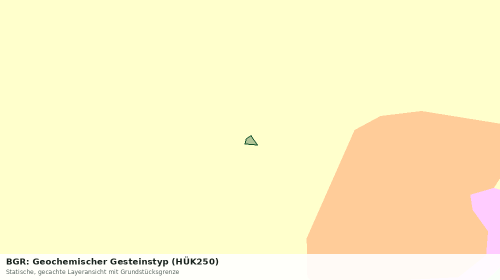 Statische Kartenansicht: BGR: Geochemischer Gesteinstyp (HÜK250)