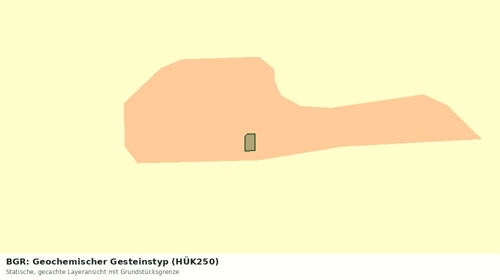 Statische Kartenansicht: BGR: Geochemischer Gesteinstyp (HÜK250)