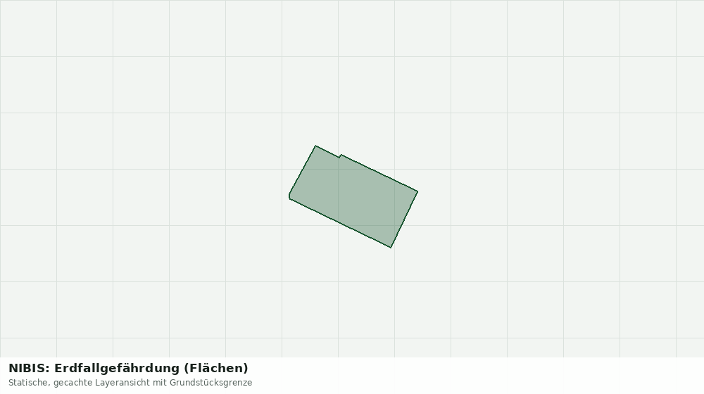 Statische Kartenansicht: NIBIS: Erdfallgefährdung (Flächen)