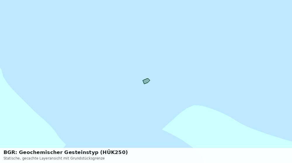 Statische Kartenansicht: BGR: Geochemischer Gesteinstyp (HÜK250)