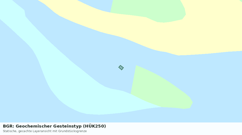 Statische Kartenansicht: BGR: Geochemischer Gesteinstyp (HÜK250)