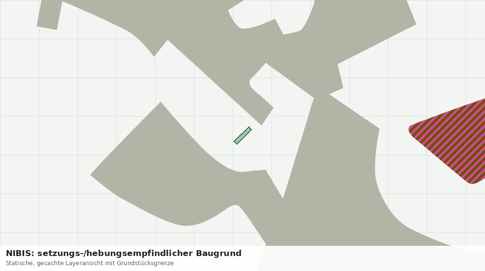 Statische Kartenansicht: NIBIS: setzungs-/hebungsempfindlicher Baugrund