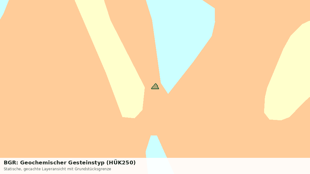 Statische Kartenansicht: BGR: Geochemischer Gesteinstyp (HÜK250)