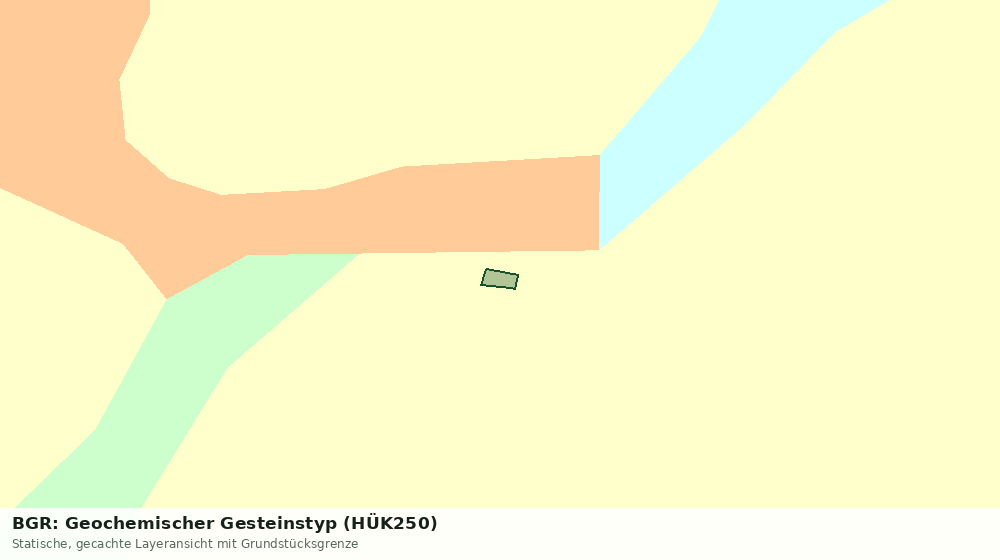 Statische Kartenansicht: BGR: Geochemischer Gesteinstyp (HÜK250)