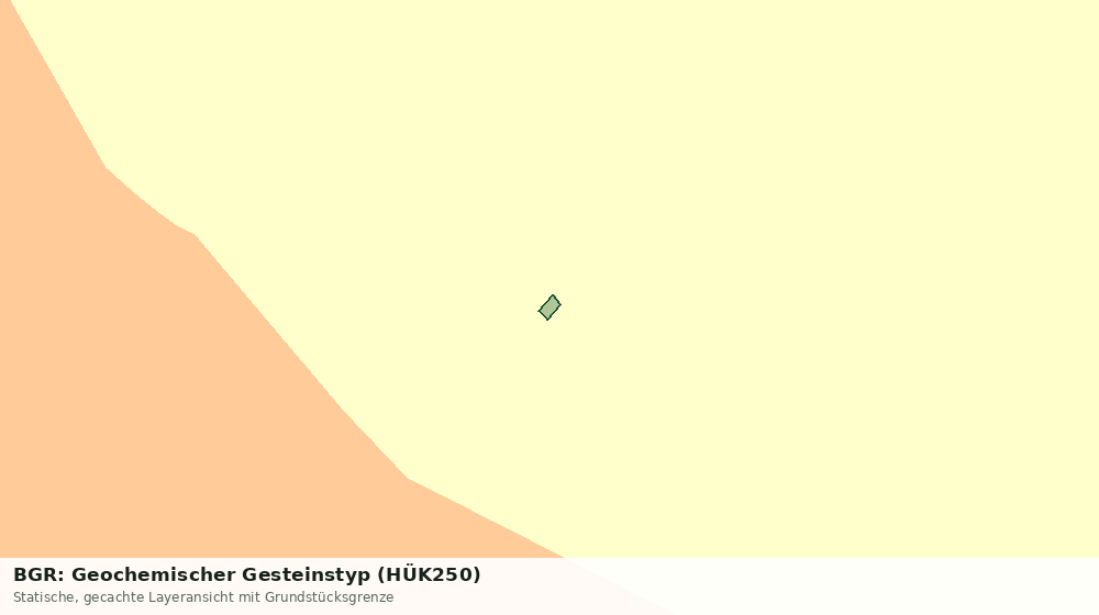 Statische Kartenansicht: BGR: Geochemischer Gesteinstyp (HÜK250)