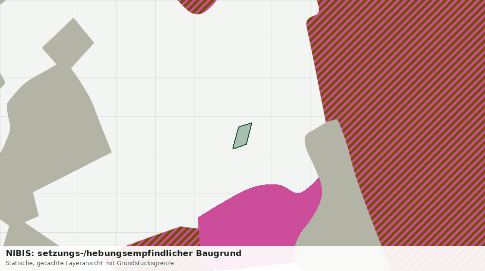 Statische Kartenansicht: NIBIS: setzungs-/hebungsempfindlicher Baugrund