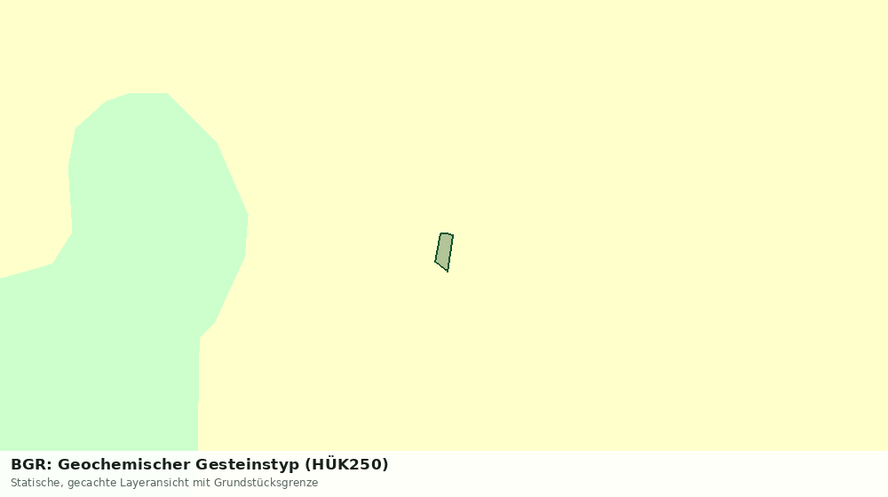 Statische Kartenansicht: BGR: Geochemischer Gesteinstyp (HÜK250)