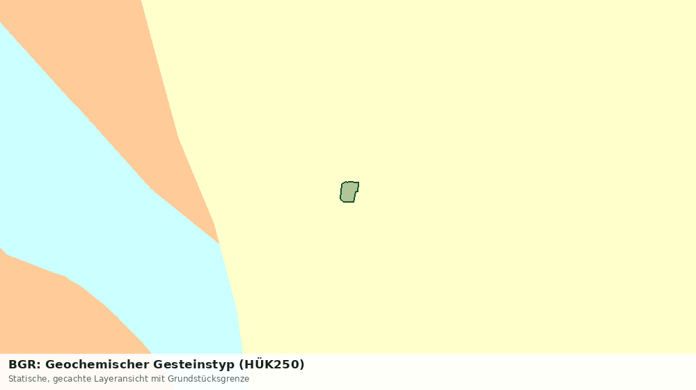Statische Kartenansicht: BGR: Geochemischer Gesteinstyp (HÜK250)