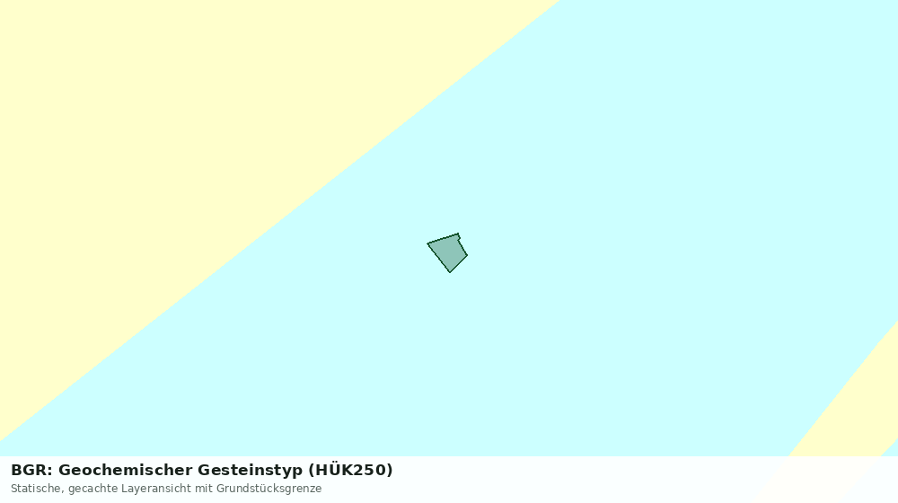 Statische Kartenansicht: BGR: Geochemischer Gesteinstyp (HÜK250)