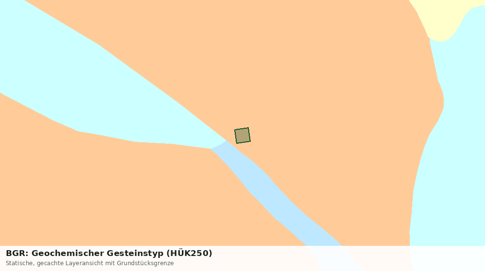 Statische Kartenansicht: BGR: Geochemischer Gesteinstyp (HÜK250)