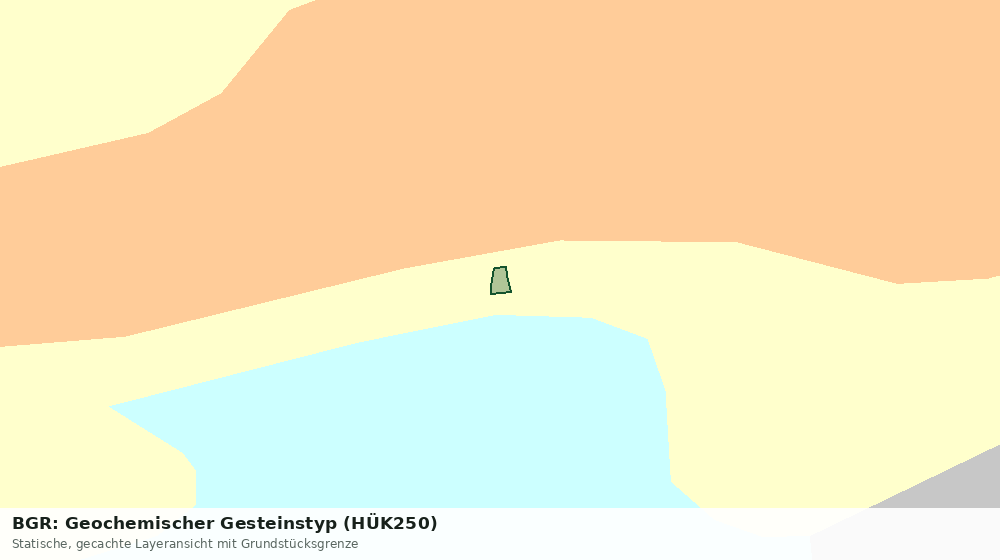 Statische Kartenansicht: BGR: Geochemischer Gesteinstyp (HÜK250)