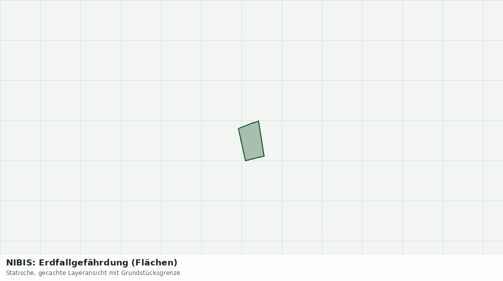 Statische Kartenansicht: NIBIS: Erdfallgefährdung (Flächen)