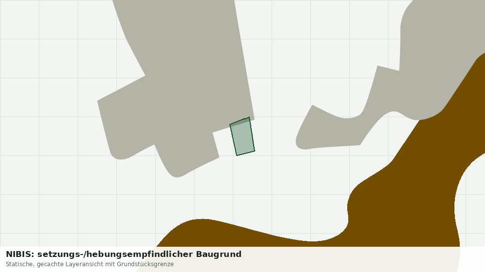 Statische Kartenansicht: NIBIS: setzungs-/hebungsempfindlicher Baugrund