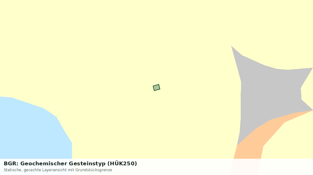 Statische Kartenansicht: BGR: Geochemischer Gesteinstyp (HÜK250)