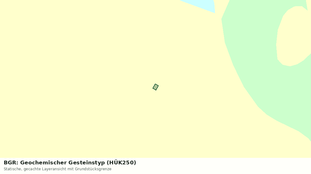 Statische Kartenansicht: BGR: Geochemischer Gesteinstyp (HÜK250)