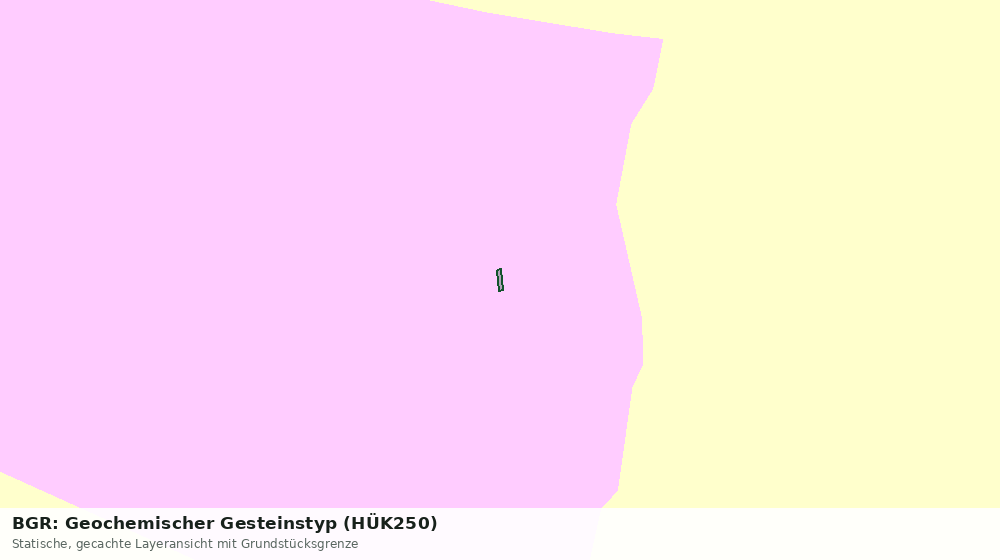 Statische Kartenansicht: BGR: Geochemischer Gesteinstyp (HÜK250)