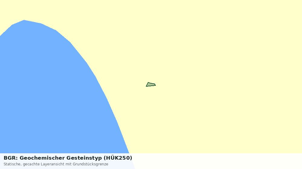 Statische Kartenansicht: BGR: Geochemischer Gesteinstyp (HÜK250)