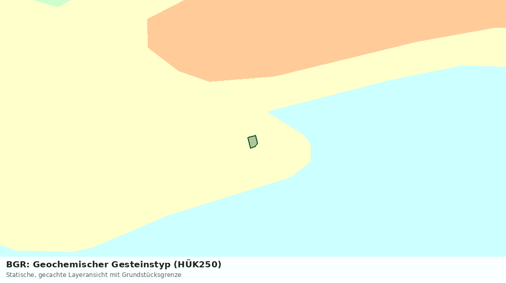 Statische Kartenansicht: BGR: Geochemischer Gesteinstyp (HÜK250)