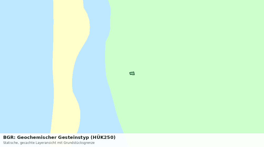 Statische Kartenansicht: BGR: Geochemischer Gesteinstyp (HÜK250)