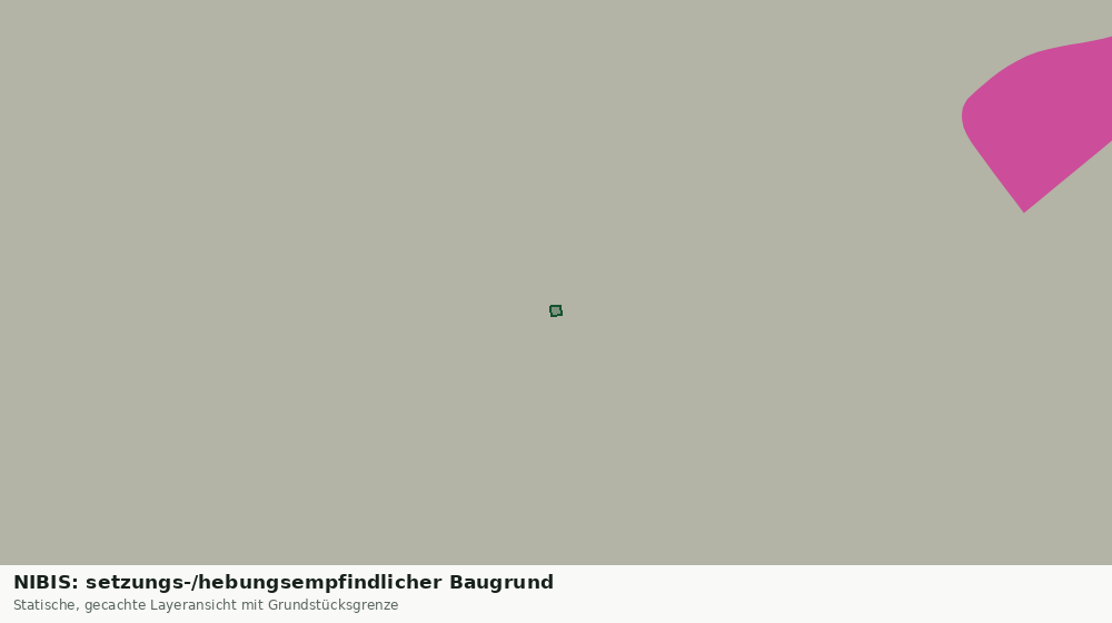 Statische Kartenansicht: NIBIS: setzungs-/hebungsempfindlicher Baugrund