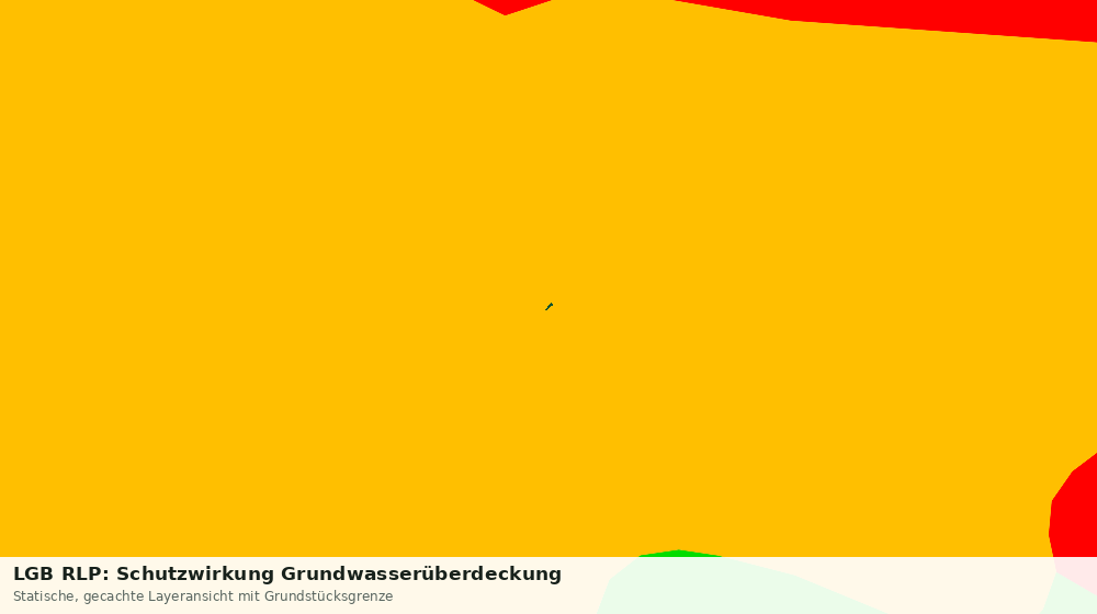 Statische Kartenansicht: LGB RLP: Schutzwirkung Grundwasserüberdeckung