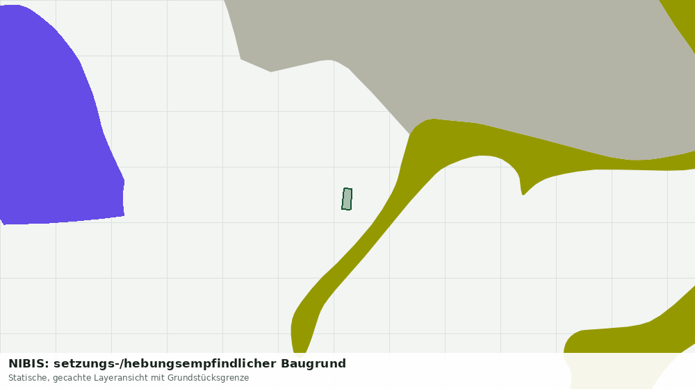 Statische Kartenansicht: NIBIS: setzungs-/hebungsempfindlicher Baugrund